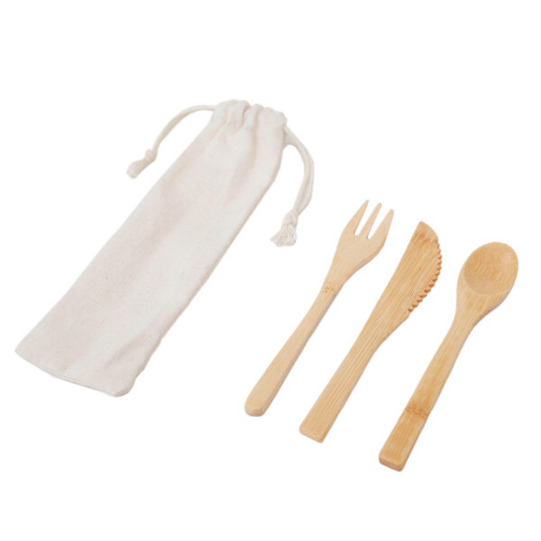 SET CUTLERY BAMBOO