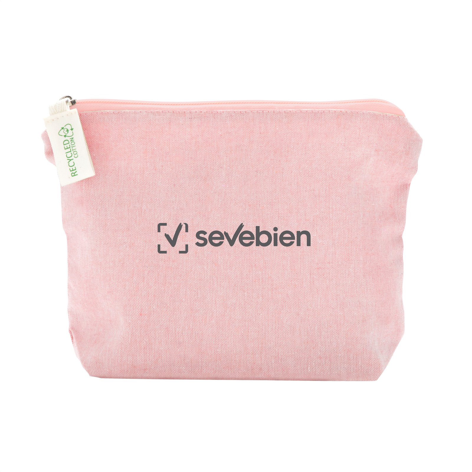 alt promocional publicitario Necessaire algodon reciclado T760 rosa 1 logo
