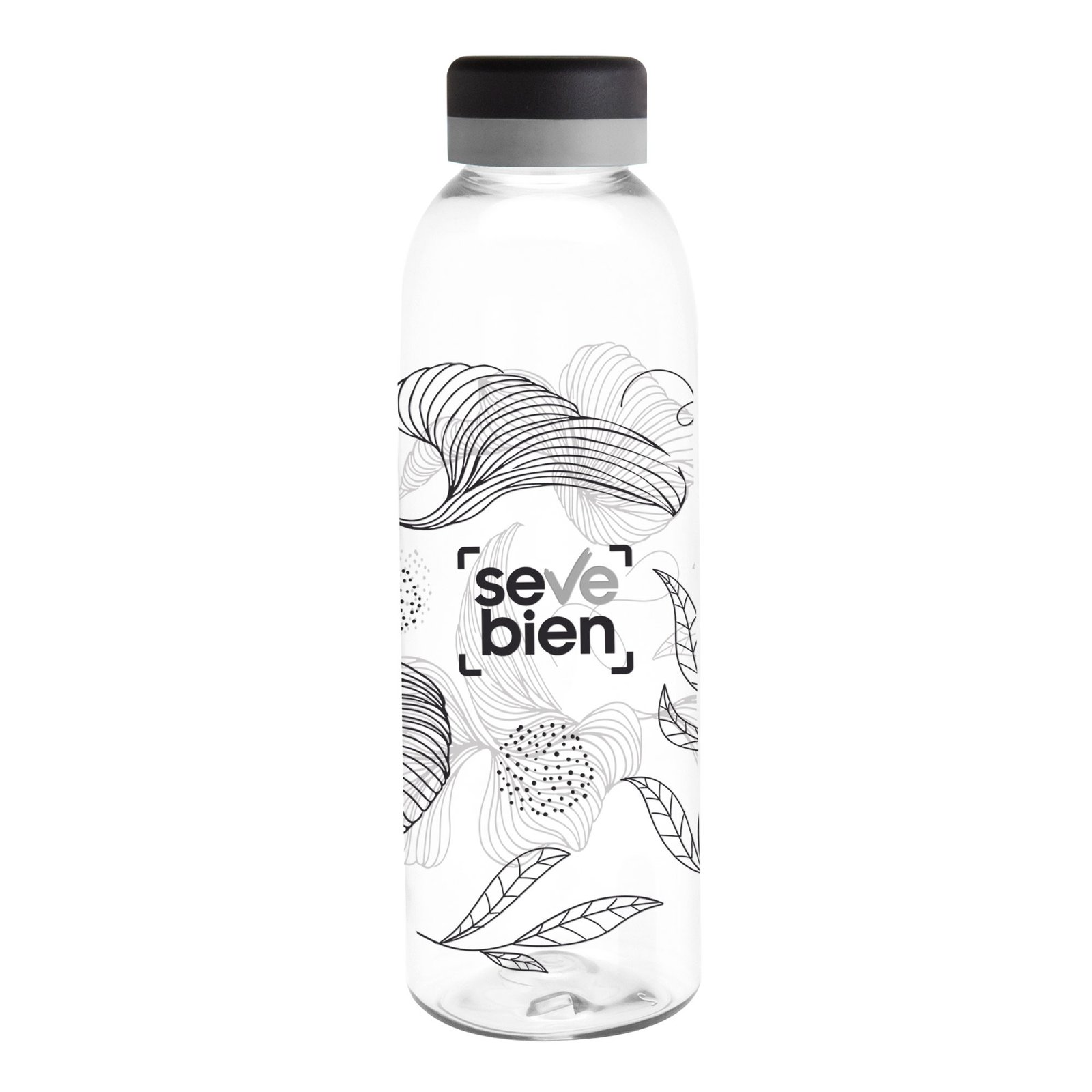 alt promocional publicitario botella PET T680 T720 tapa negra Gris 1 logo