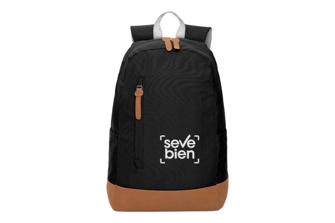 alt promocional publicitario mochila negro C511 frente logo