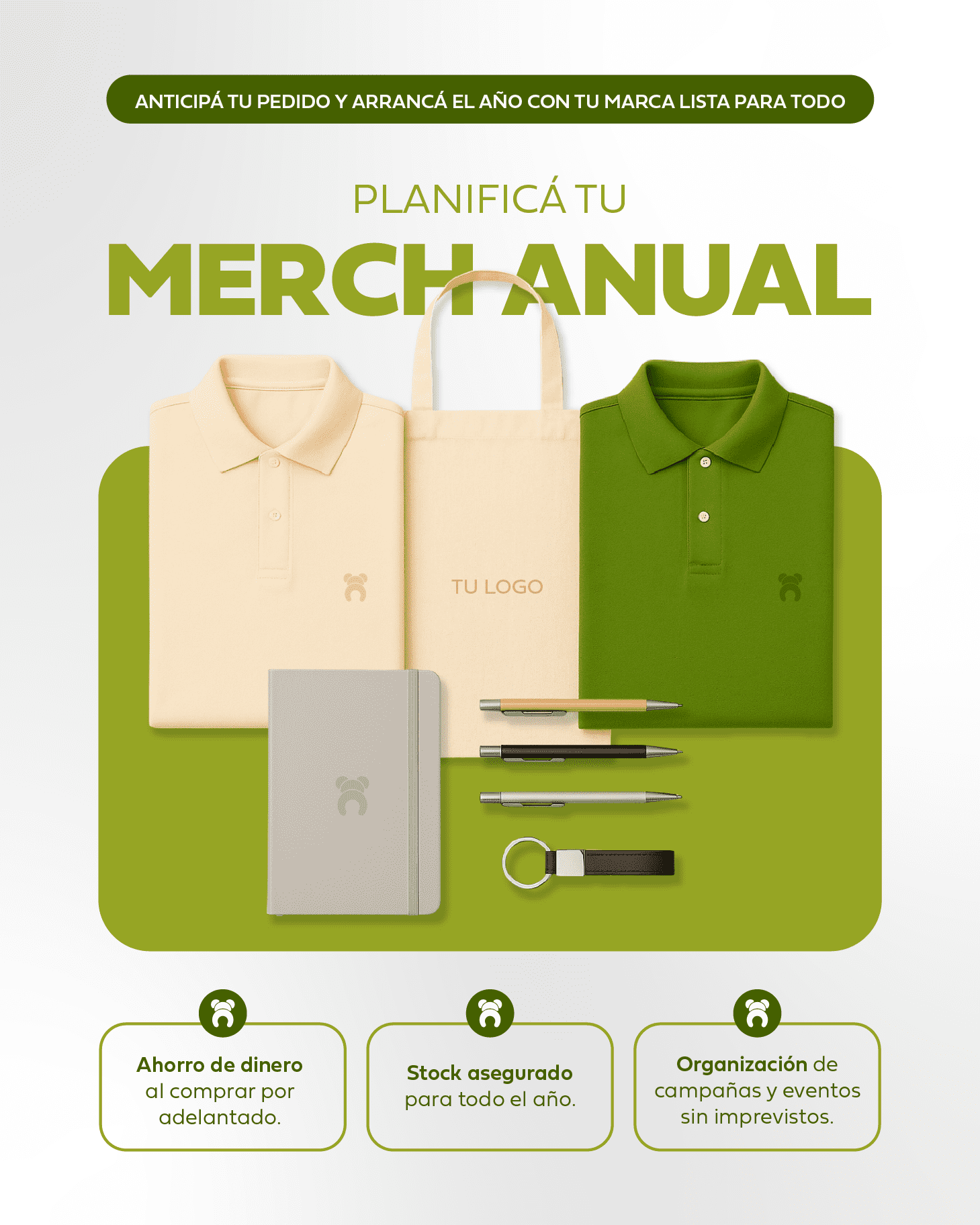 banner promocion merchandising anual